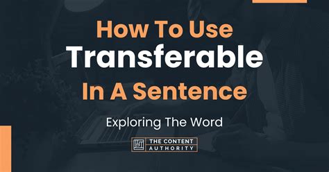 translable|transferable definition.